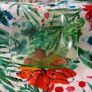 Green Glass dish